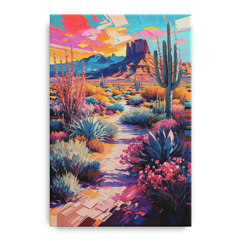 Henderson Desert Bloom Front - Canvas Wall Art
