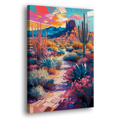 Henderson Desert Bloom Side - Canvas Wall Art