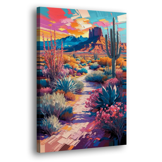 Henderson Desert Bloom Side - Canvas Wall Art