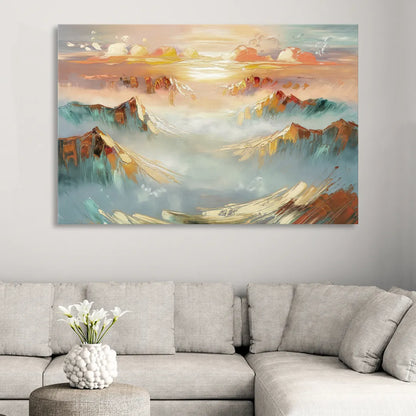 Henderson Mountain Horizon Sitting Room - Canvas Wall Art