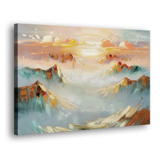 Henderson Mountain Horizon Side - Canvas Wall Art