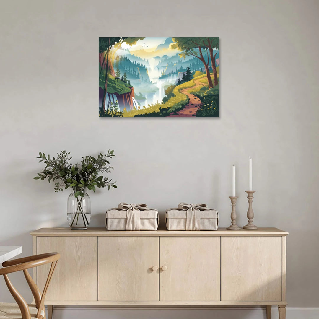 Henderson Scenic Trails - Canvas Wall Art - Coffee Table - 36x24