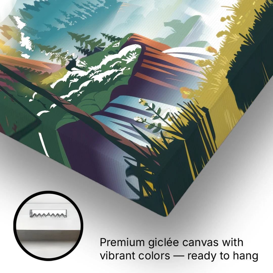 Henderson Scenic Trails - Canvas Wall Art - Gallery Wrap Corner