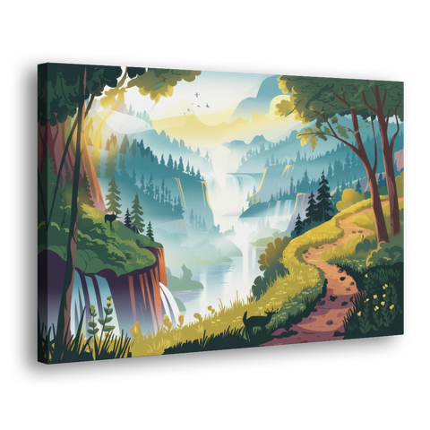 Henderson Scenic Trails - Canvas Wall Art - Side