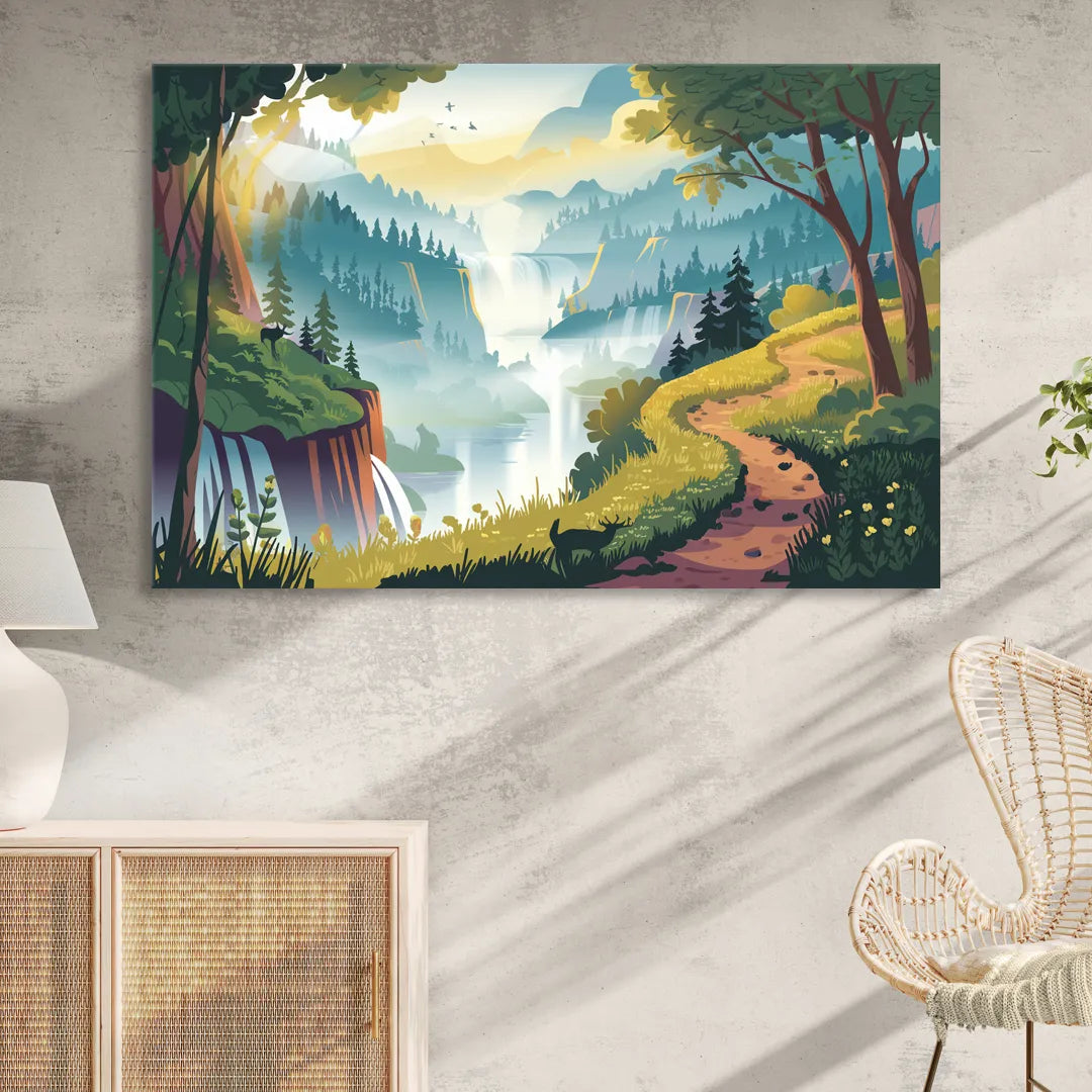 Henderson Scenic Trails Sitting Room - Canvas Wall Art