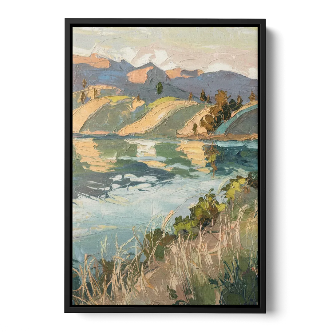 Henderson Serene Landscapes Front - Black Canvas Wall Art
