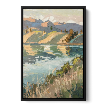 Henderson Serene Landscapes Front - Black Canvas Wall Art