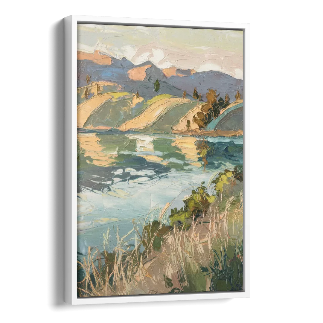 Henderson Serene Landscapes Side - White Canvas Wall Art