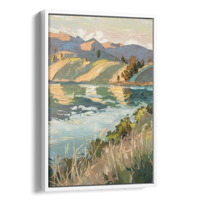 Henderson Serene Landscapes Side - White Canvas Wall Art