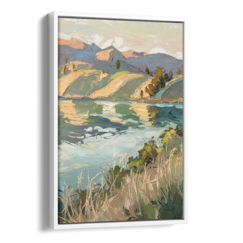 Henderson Serene Landscapes Side - White Canvas Wall Art