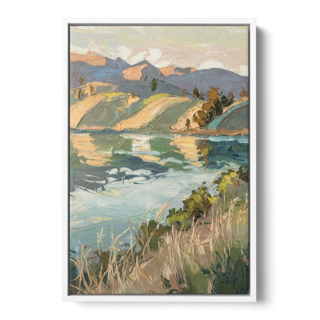 Henderson Serene Landscapes Front - White Canvas Wall Art