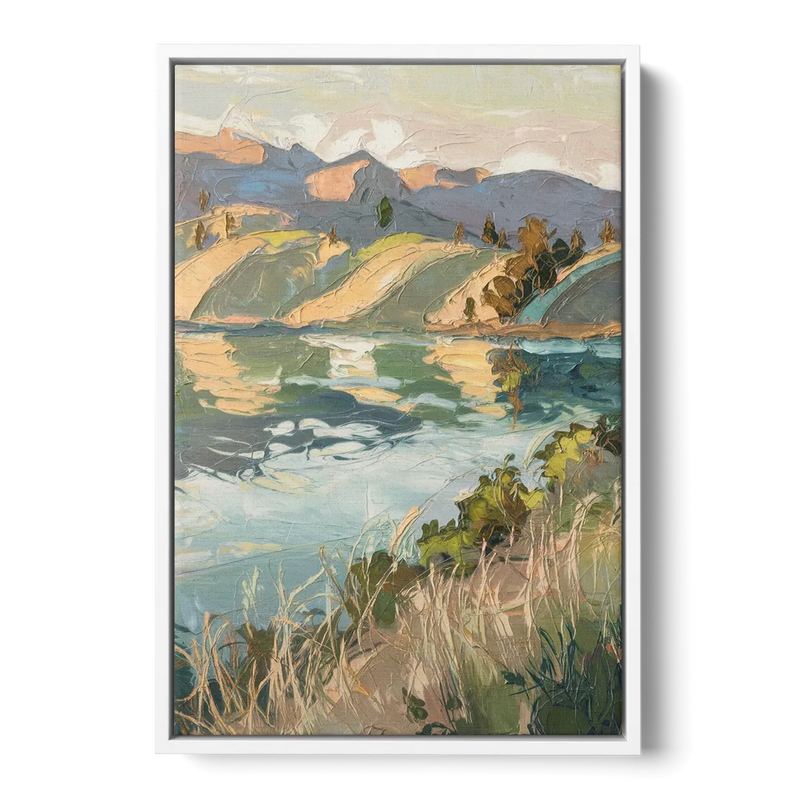 Henderson Serene Landscapes Front - White Canvas Wall Art