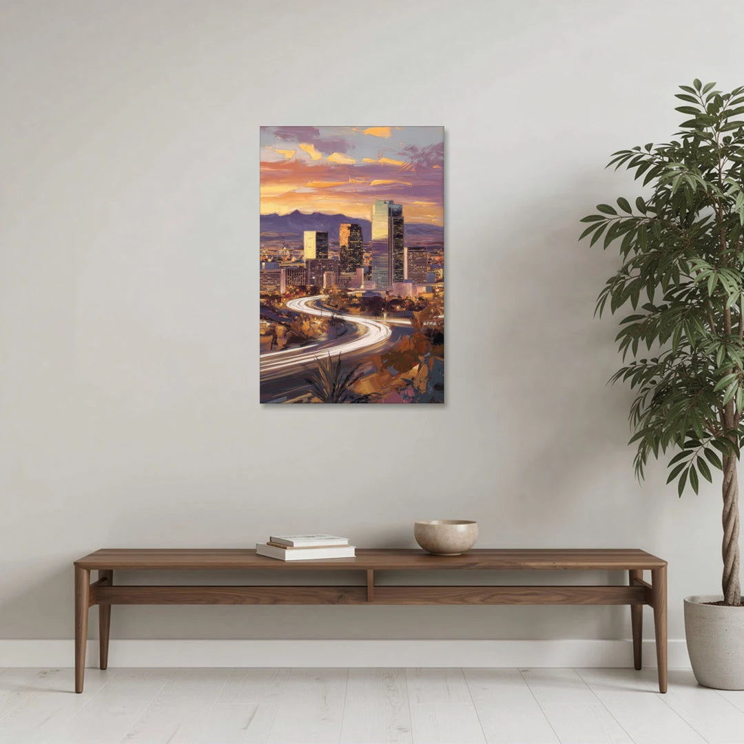 Henderson Skyline Views - Canvas Wall Art - Coffee Table - 24x36