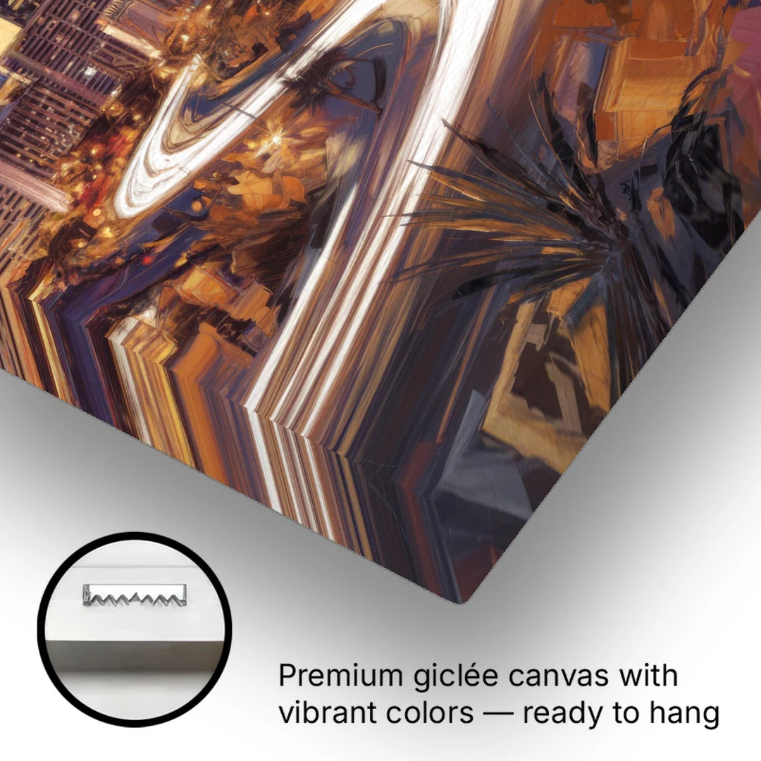 Henderson Skyline Views - Canvas Wall Art - Gallery Wrap Corner
