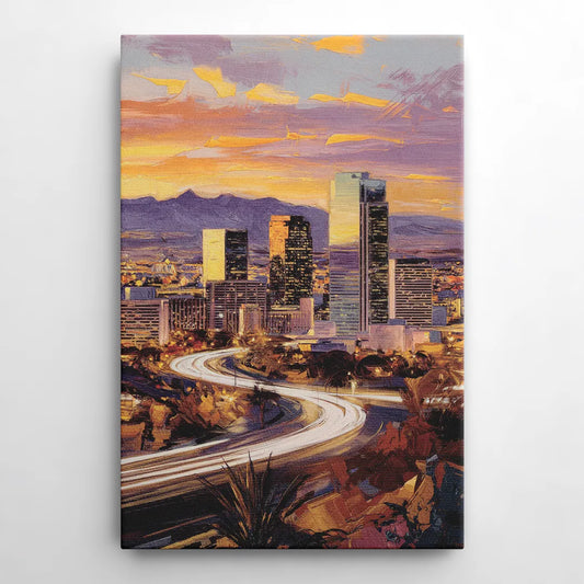 Henderson Skyline Views - Canvas Wall Art