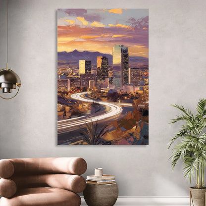 Henderson Skyline Views Sitting Room - Canvas Wall Art