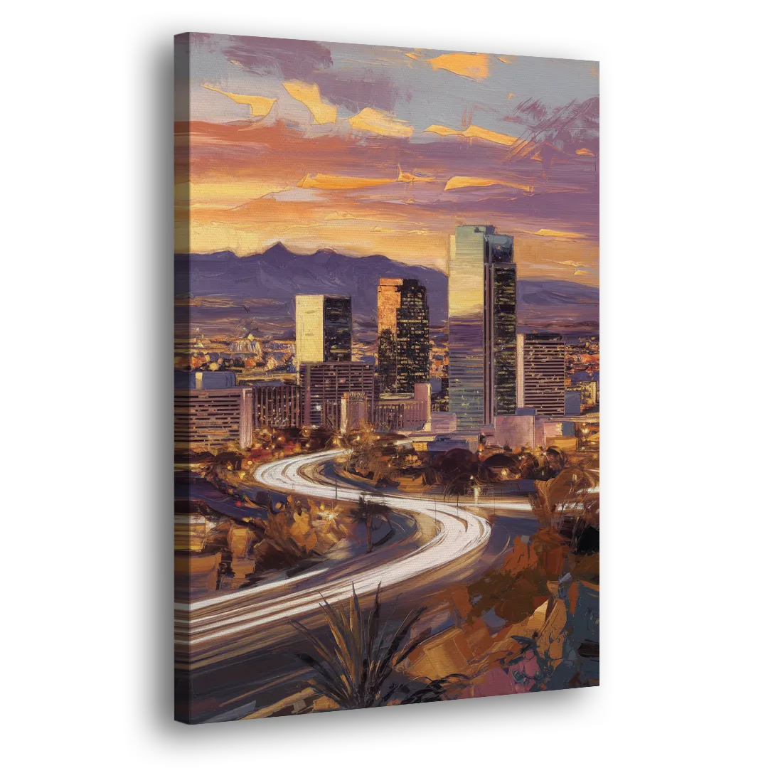 Henderson Skyline Views Side - Canvas Wall Art
