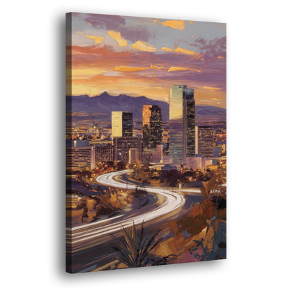 Henderson Skyline Views Side - Canvas Wall Art