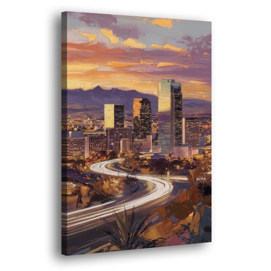 Henderson Skyline Views Side - Canvas Wall Art