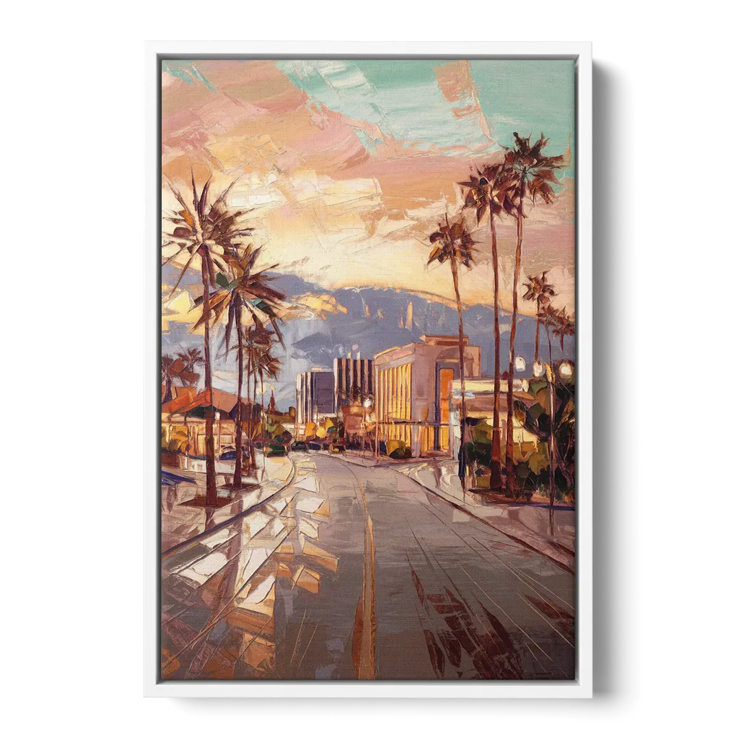 Henderson Urban Charm Front - White Canvas Wall Art