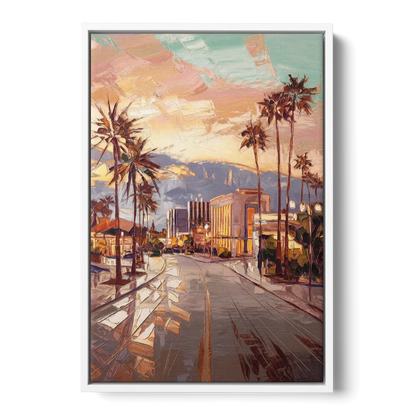 Henderson Urban Charm Front - White Canvas Wall Art