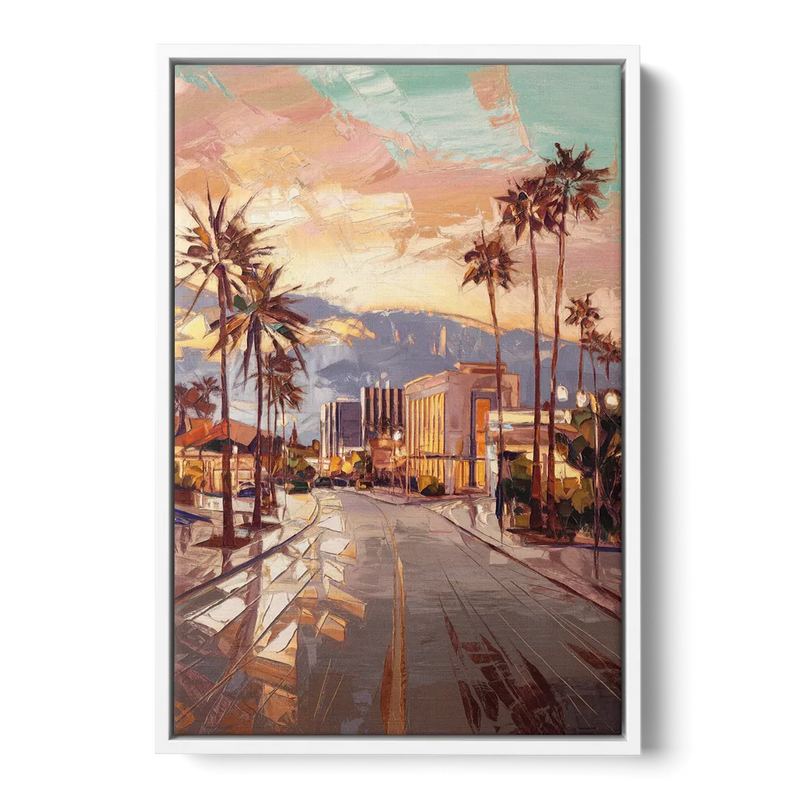 Henderson Urban Charm Front - White Canvas Wall Art