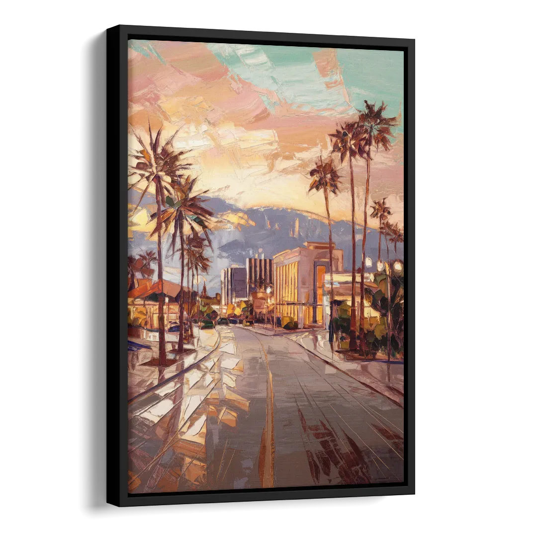 Henderson Urban Charm Side - Black Canvas Wall Art