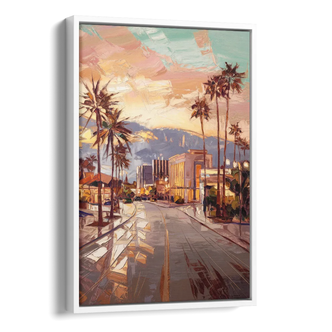 Henderson Urban Charm Side - White Canvas Wall Art