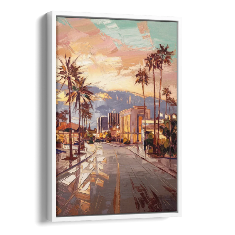 Henderson Urban Charm Side - White Canvas Wall Art