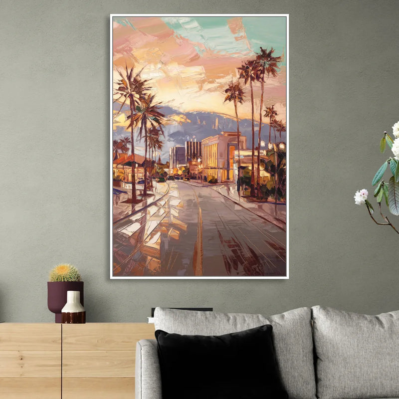 Henderson Urban Charm Living Room - White Canvas Wall Art