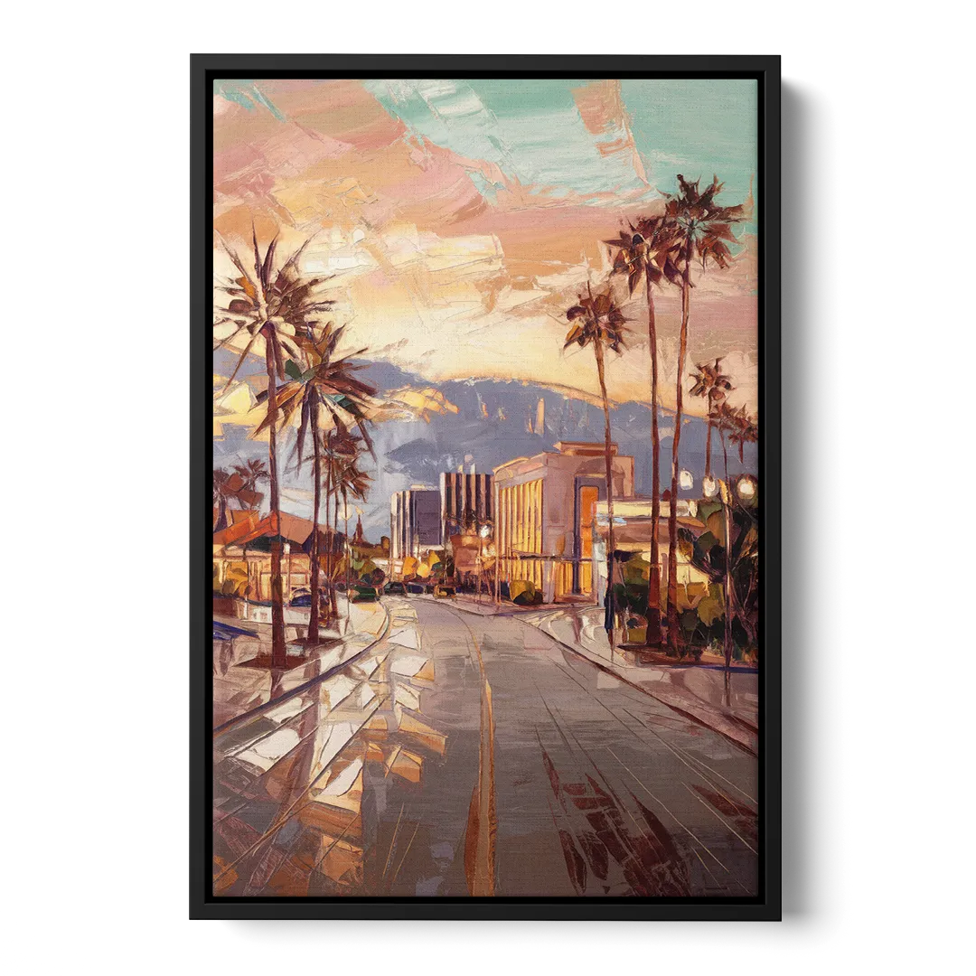 Henderson Urban Charm Front - Black Canvas Wall Art