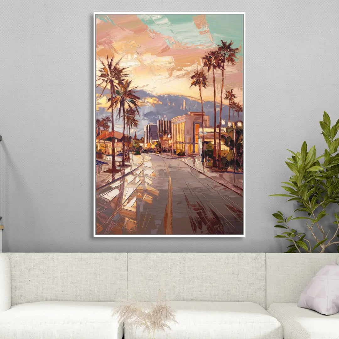 Henderson Urban Charm Sitting Room - White Canvas Wall Art