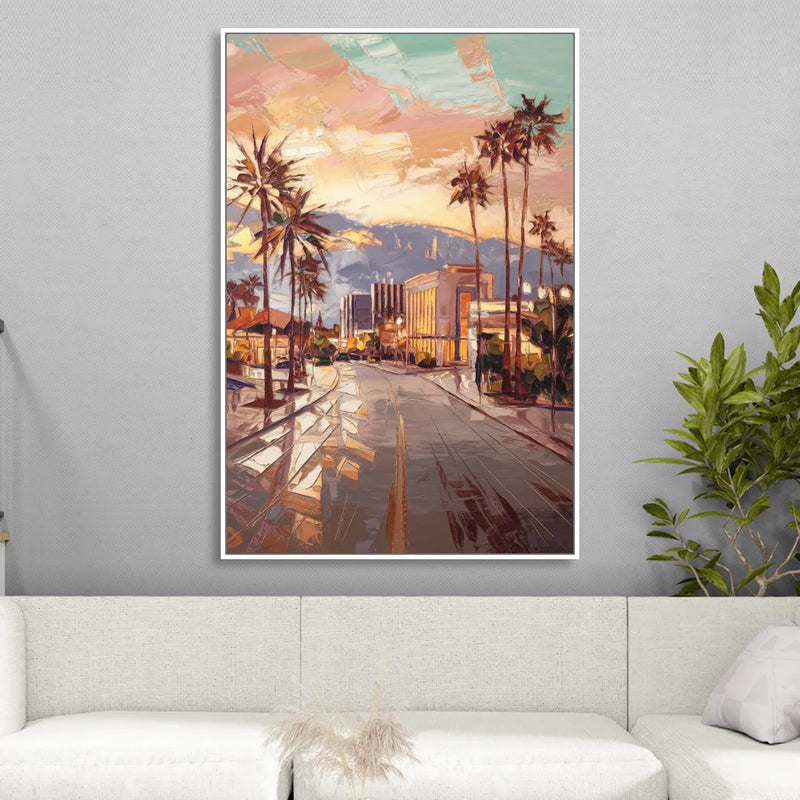 Henderson Urban Charm Sitting Room - White Canvas Wall Art