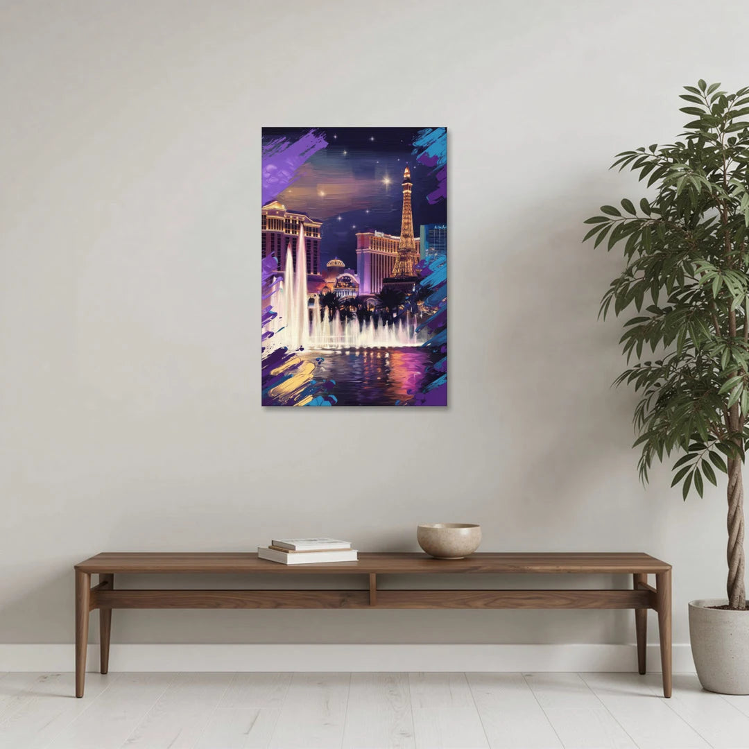 Henderson Vegas Vibes - Canvas Wall Art - Coffee Table - 24x36