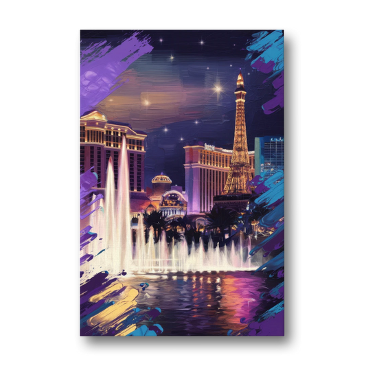 Henderson Vegas Vibes - Canvas Wall Art - Front