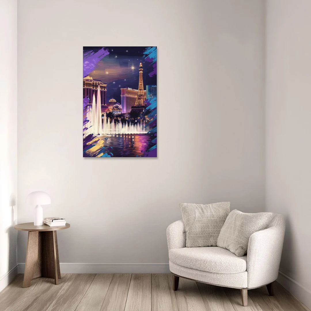 Henderson Vegas Vibes - Canvas Wall Art - Sofa - 24x36