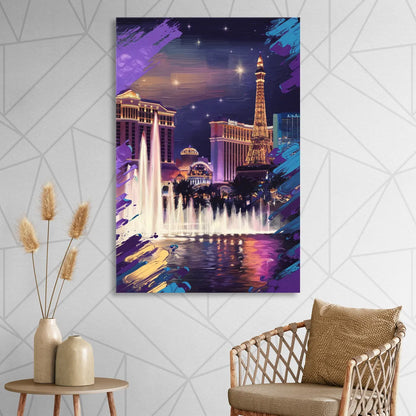 Henderson Vegas Vibes Sitting Room - Canvas Wall Art