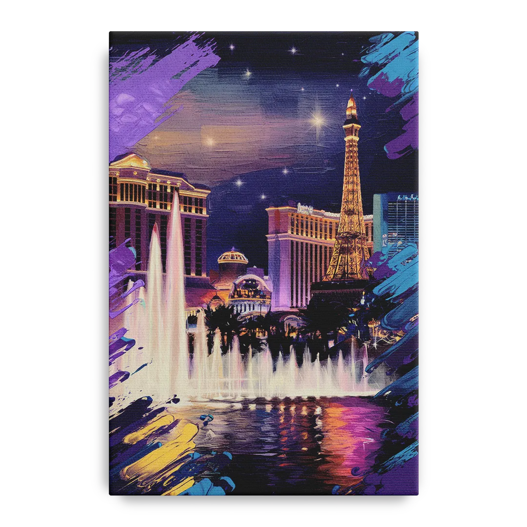Henderson Vegas Vibes Front - Canvas Wall Art