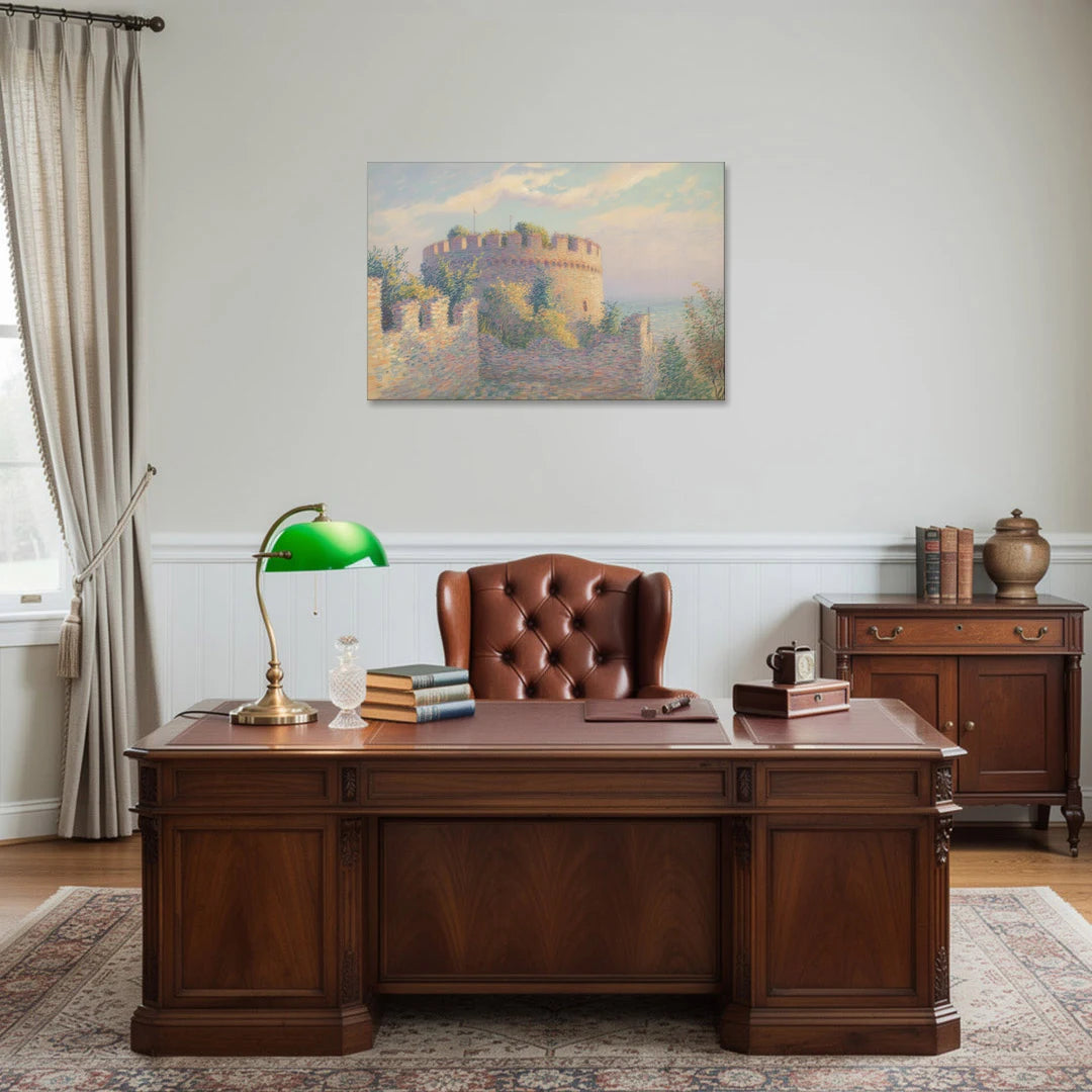 Heptapyrgion Fortress - Canvas Wall Art - Office - 36x24