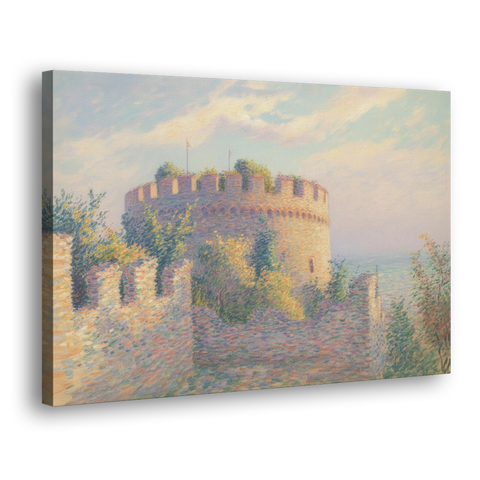 Heptapyrgion Fortress - Canvas Wall Art - Side