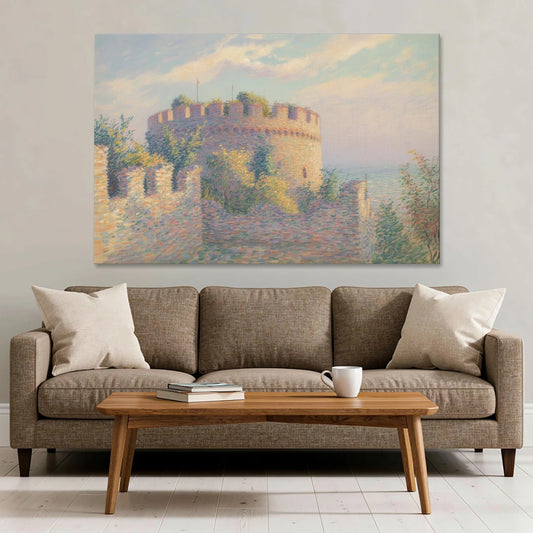 Heptapyrgion Fortress - Canvas Wall Art - Sofa - 60x40