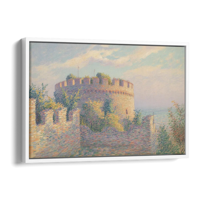 Heptapyrgion Fortress Side - White Canvas Wall Art