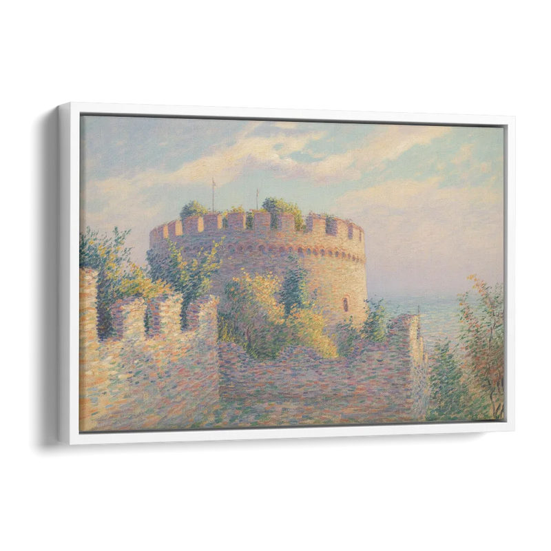 Heptapyrgion Fortress Side - White Canvas Wall Art