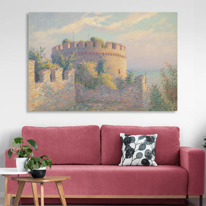 Heptapyrgion Fortress Living Room - Canvas Wall Art