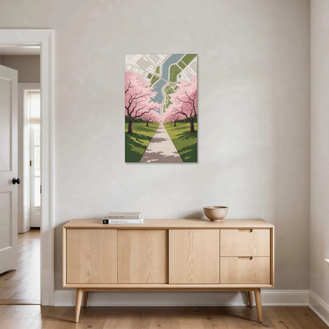 High Park Cherry Blossoms - Canvas Wall Art - Coffee Table - 24x36