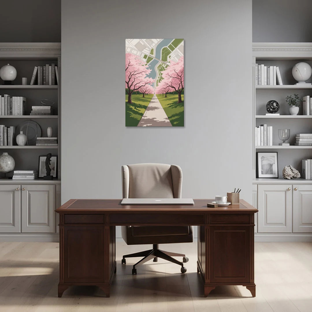 High Park Cherry Blossoms - Canvas Wall Art - Office - 24x36