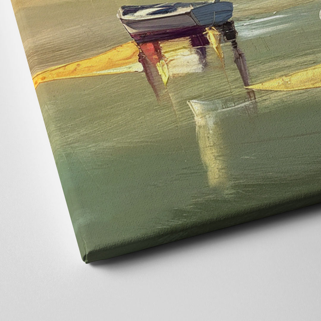 Hilton Head Island Coastal Lighthouse Nautical Canvas Close Up