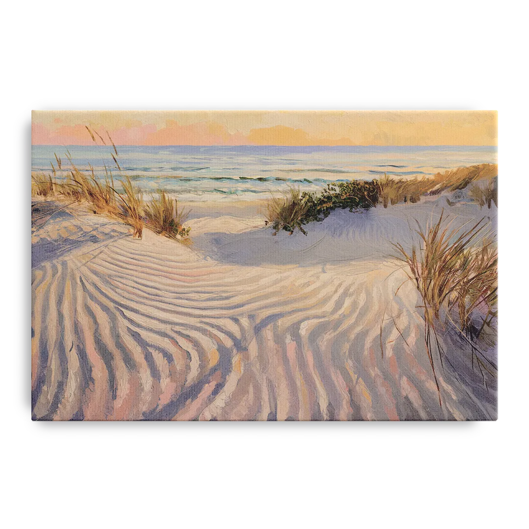 Hilton Head Island Dunes And Waves Front - Canvas Wall Art