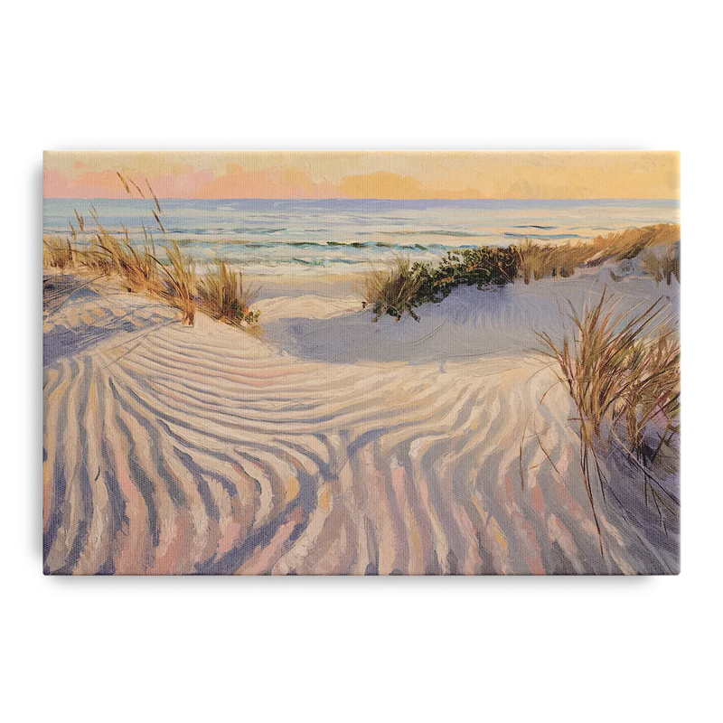 Hilton Head Island Dunes And Waves Front - Canvas Wall Art