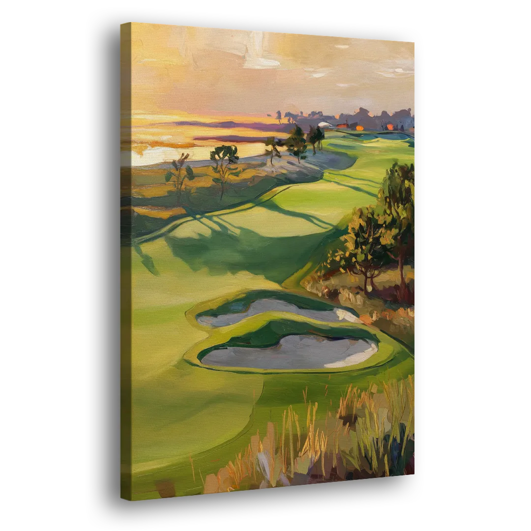 Hilton Head Island Golf Course Serenity Side - Canvas Wall Art